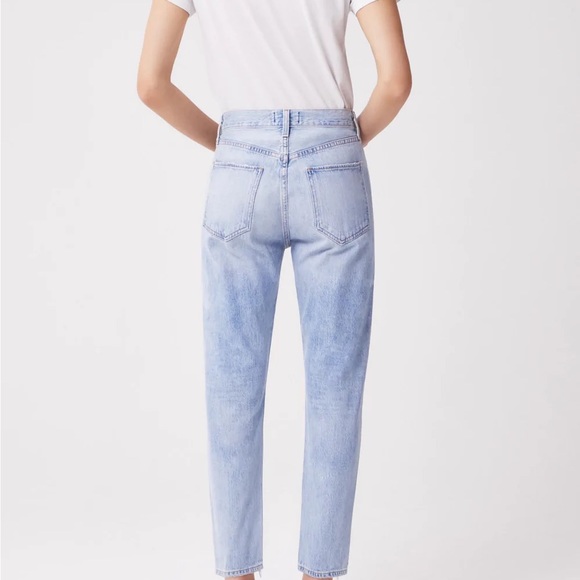 AGOLDE RILEY HIGH RISE STRAIGHT CROP in color Shatter (sold out size) - Picture 3 of 10